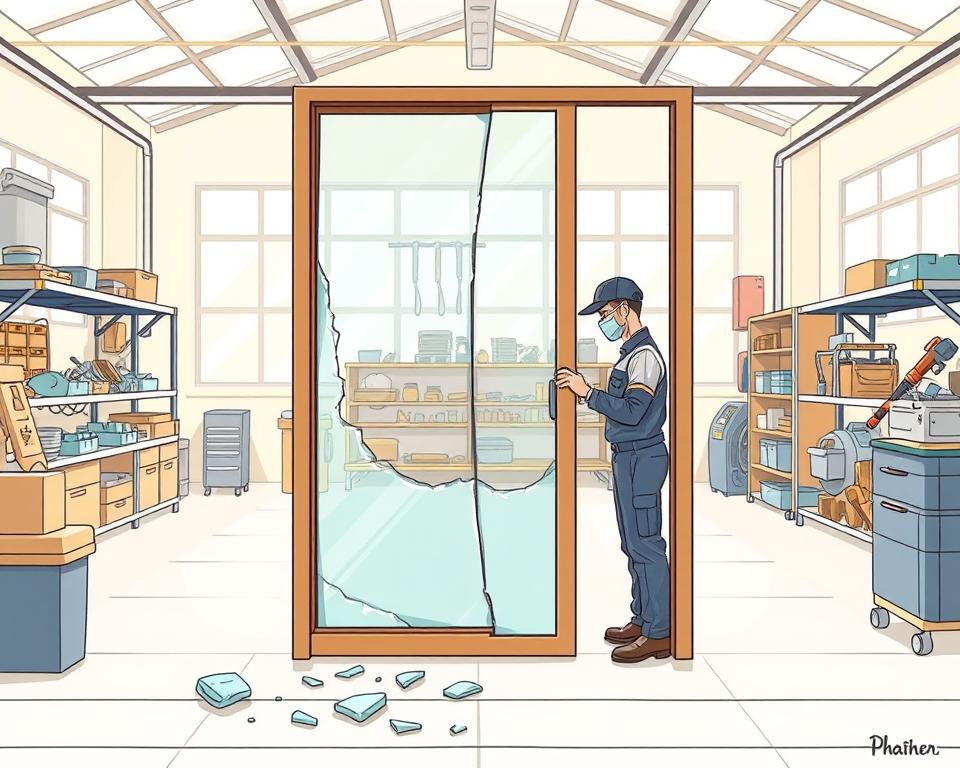 commercial glass door repair